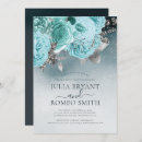Search for light blue engagement party invitations Watercolor