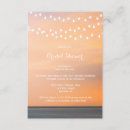 Search for rustic beach bridal shower invitations Destination