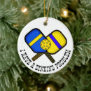 Search for pickleball christmas tree decorations Yellow