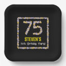 Search for 75th birthday plates Floral