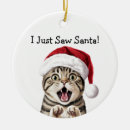 Search for santa cat christmas tree decorations Humour