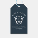 Search for navy blue wedding favour tags Classic