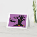 Search for tree halloween cards Witch