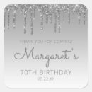 Search for 70th birthday stickers Glitter
