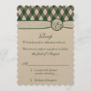 Search for golf rsvp cards Green