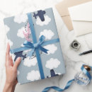 Search for cloud wrapping paper Aeroplane