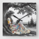 Search for black oak tree art Black and white