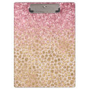 Search for pink glitter clipboards Glam