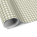 Search for green gingham wrapping paper Simple