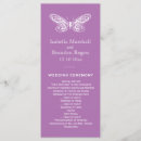 Search for orchid wedding programs Order of ceremony