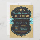 Search for twinkle twinkle little star baby shower invitations Gold glitter