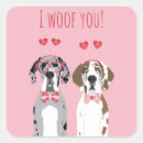 Search for woof stickers I woof you