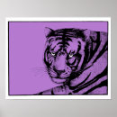 Search for purple tiger posters Black