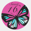 Search for sweet 16 birthday invitations stickers White