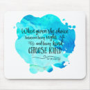Search for kind mousepads Typography