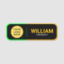 Search for magnetic name tags With rounded corners