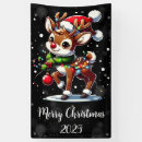 Search for christmas reindeer banners Cartoon