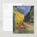 Search for starry night postcards Cafe terrace at night