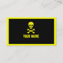 Search for crossbones business cards Black