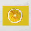 Search for fruit slices postcards Yellow