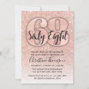 Search for 68th birthday invitations Rose