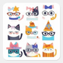 Search for quirky stickers Cat lover