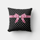 Search for black white bow cushions Pink