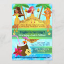 Search for hula birthday invitations Beach