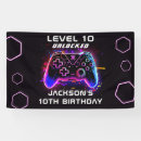 Search for gamer banners Boy birthday