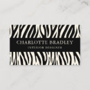 Search for zebra print business cards Design