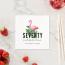 Search for 70th birthday napkins Seventy