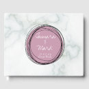 Search for marble wedding guest books Minimalist