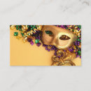 Search for masquerade business cards Green