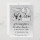 Search for 52nd birthday invitations Modern
