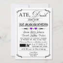 Search for chalkboard wedding invitations Black and white