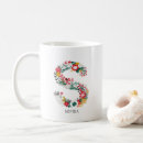 Search for monogrammed letter s mugs For her