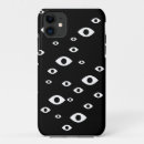 Search for scary eyes iphone cases Black