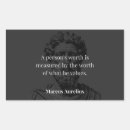 Search for philosophical stickers Marcus aurelius