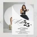 Search for elegant 25th birthday invitations Twenty five