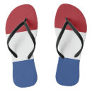 Search for red white and blue jandals Flag
