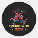 Search for trump won stickers Republican
