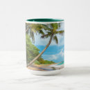 Search for coconut palm mugs Beach