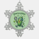 Search for pickle christmas tree decorations Pickleball player