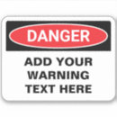 Search for danger signs Hazard