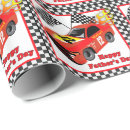 Search for race car wrapping paper Sports