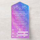 Search for purple beach wedding invitations Simple