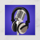 Search for podcast business cards Microphone