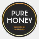 Search for honey jar stickers Black