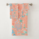 Search for coral and teal bath towels Ocean