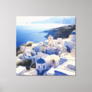 Search for santorini canvas prints Greek island